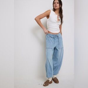 We The Free Silverton Pull-On Barrel Jeans - M